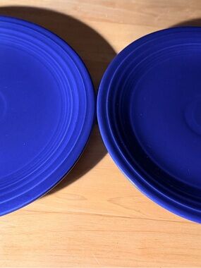 Set of 2 Fiesta ware 9.5” luncheon plates